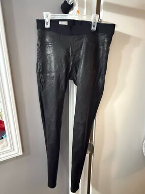 GAP Black Leather Pants Jeans for Women -